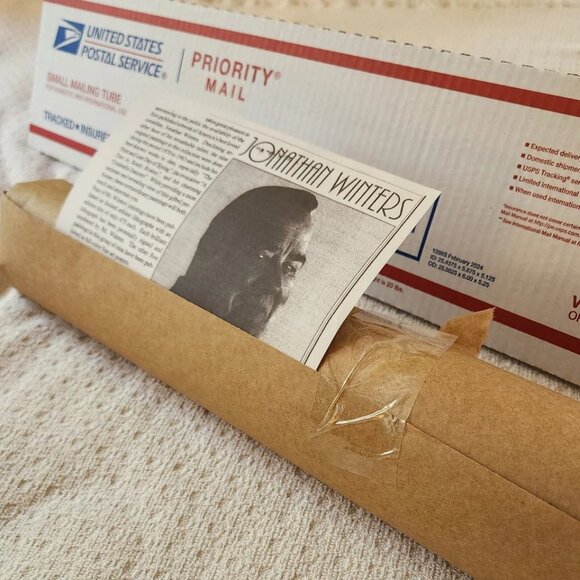 1980s Vintage Fine Art Poster, Jonathan Winters "Saturday's Clown" 28"x22" NOS - Picture 8 of 8